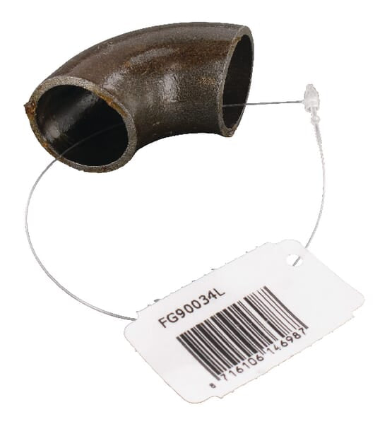 KRAMP Bogen 90° schwarz 3/4" FG90034L