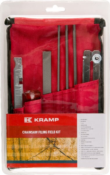 KRAMP Kettensägenfeilen Feldsatz FK001KR