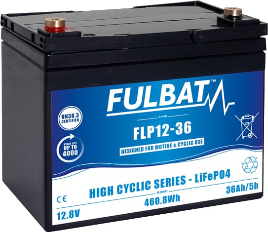 KRAMP Batterie, LITHIUM, 12 V, 36 Ah FLP1236