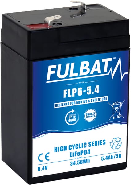 KRAMP Batterie, LITHIUM, 6 V, 5,4 Ah FLP654