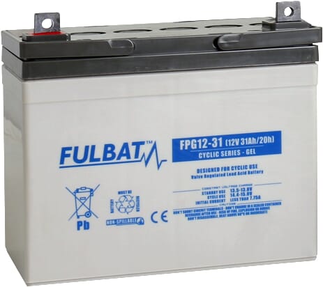 KRAMP Batterie, GEL, 12 V, 31 Ah FPG1231