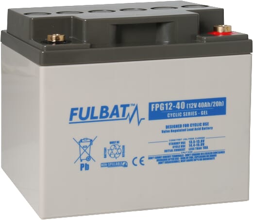 KRAMP Batterie, GEL, 12 V, 40 Ah FPG1240