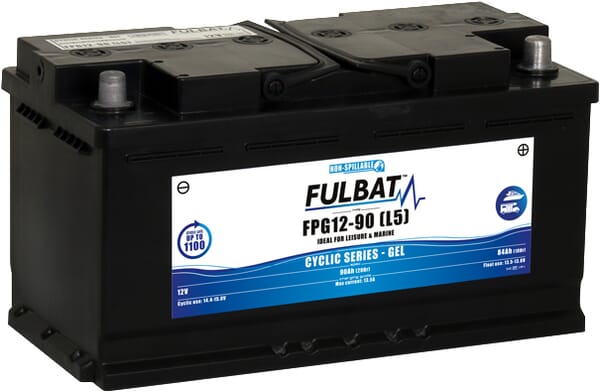 KRAMP Batterie, GEL, 12 V, 90 Ah FPG1290L5