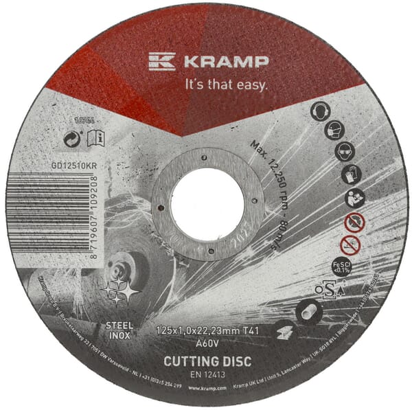 KRAMP Trennscheibe flach 125x1,0mm - 1 Stück - GD12510KR