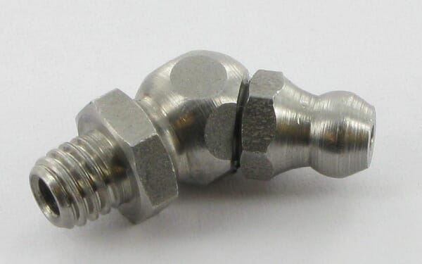 KRAMP Schmiernippel M6x1 V2A 45° GN6145RVS