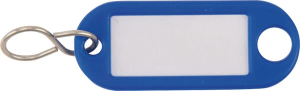 KRAMP Schlüsselanhänger blau m.Etikett HG1000BL