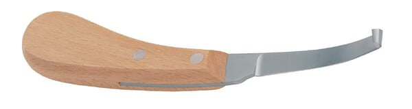 Hoof knife professional, left narrow, single-edged blade