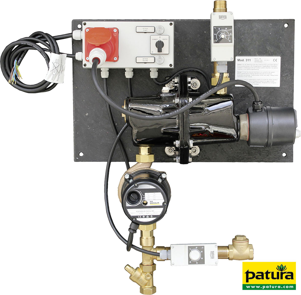 Suevia Umlaufheizsystem Mod. 311 mit Rücklauftemperatur-Steuerung 1010311