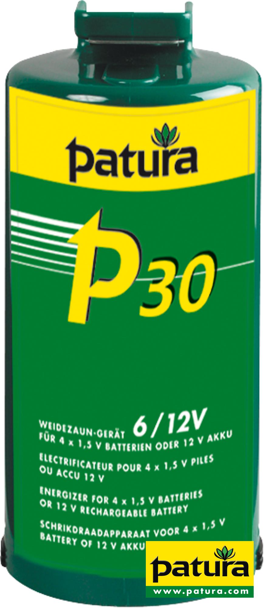 Patura P30, Weidezaun-Gerät für 4 Monozellen oder ext. 12 V Akku 140800