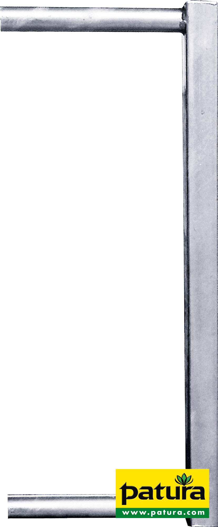 Patura Abschlussrohr 45x45 f. Kälberfressgitter f. Schnellverschluss TS und Anschraubt. 321507