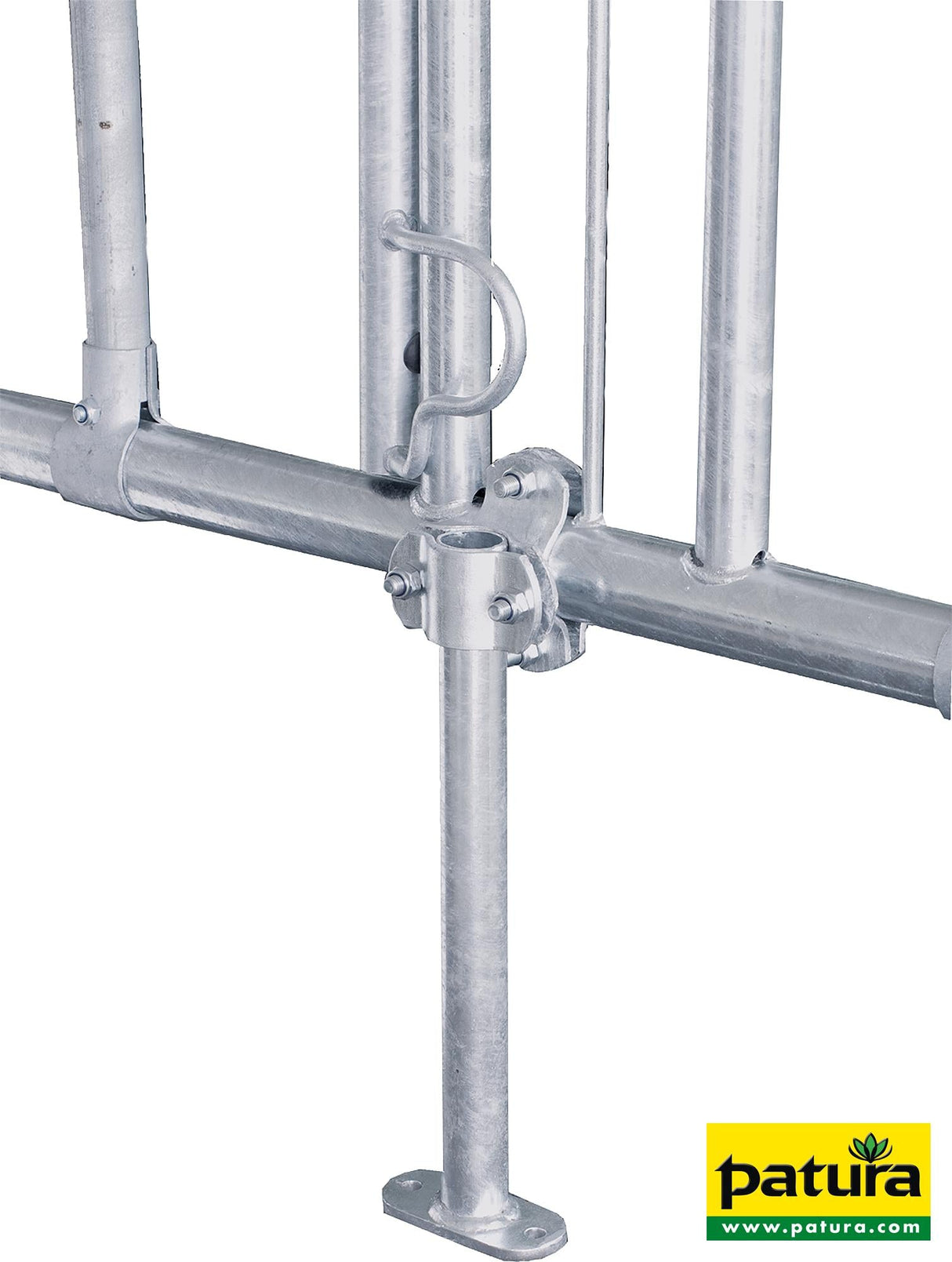 Patura Mittelstütze 460 mm mit Bodenplatte und Querschelle 334296