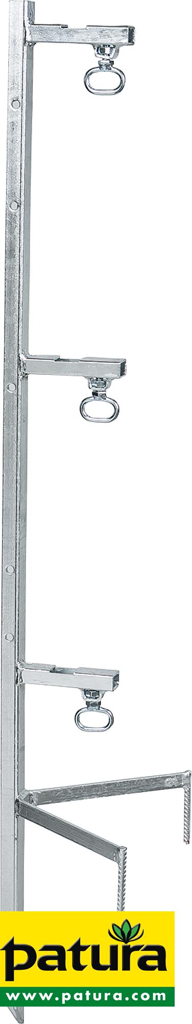 Patura Spezial-Montagepfahl, für 3 Haspeln Zaunhöhe bis 1,00 m 633001