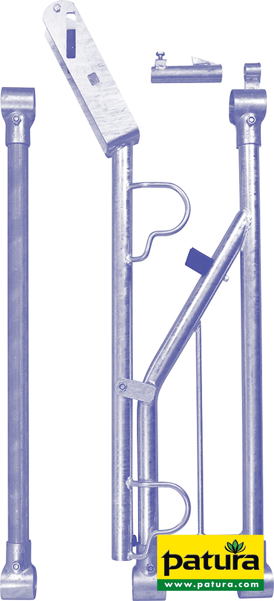 Patura Freßplatz SV Modular mit Fangbügel und Zwischenstange mit Schellen 321052