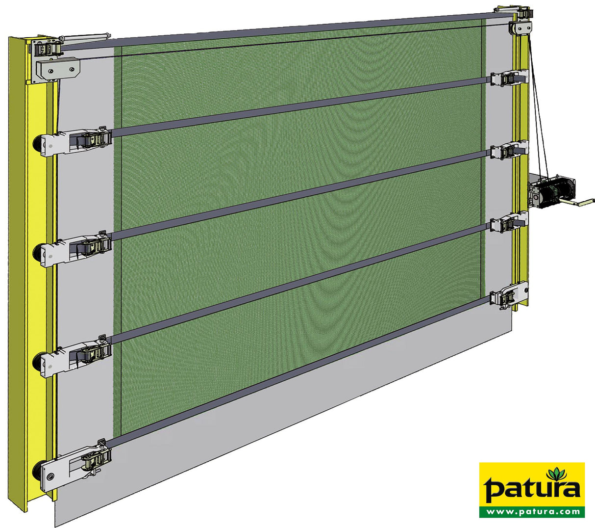 Patura Windschuzt Maxi-Tor Höhe 4,10 m Breite 10,00 m Y10041