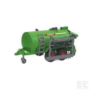 Réservoir à lisier avec distributeur de tuyaux Fendt