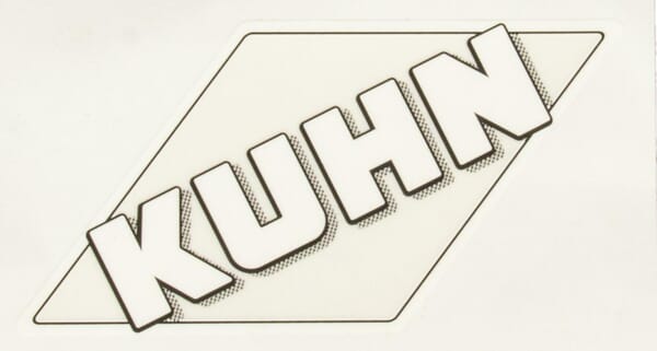 LOGO KUHN 153 WHITE/