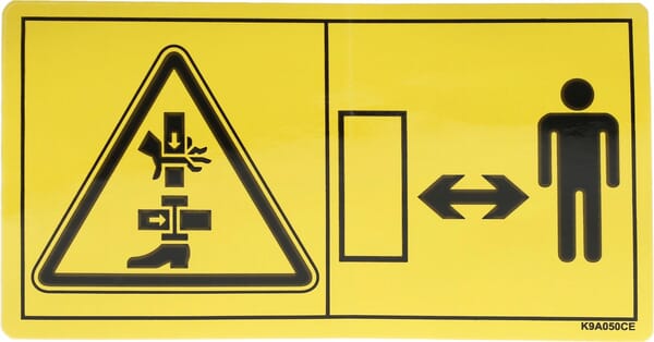 KUHN PIKTOGRAMM H QUETSCHGEFAHR K9A050CE