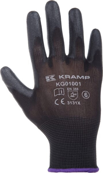 KRAMP Handsch. Kramp 1.001 schw. 9/L KG0100109