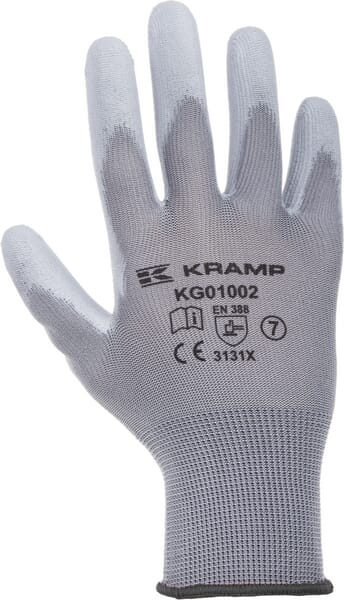 KRAMP Handschuhe Kramp 1.001 grau 10/XL 12 Paar KG0100210P012