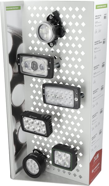Présentoir de vente LED adapté à Fendt