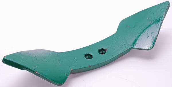 KUBOTA Grubberspitze 450x138x20mm, wendbar, gekrümmt, 2 Löcher Kverneland KK131123R