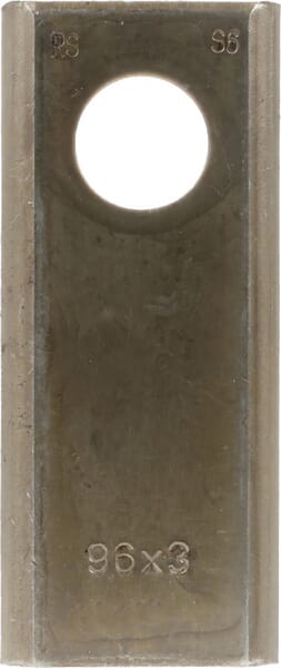 Mower blade left / right 96x40x3 mm, bore Ø 19 mm, suitable for Taarup, pack of 25 - 25 pieces