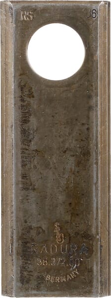 Mower blade left / right 110x40x3 mm, bore Ø 20.50 mm, suitable for Taarup - 25 pieces