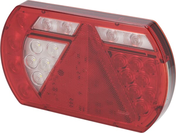 KRAMP Multifunktions-Heckleuchte LED, 12V, 236x140x24,3mm, Bajonett 6-polig, Kramp L26060P6LH1