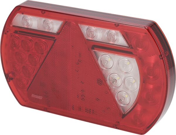 KRAMP Multifunktions-Rückleuchte RH LED, 12V, 236x140x24,3mm, Bajonett 6-polig, Kramp L26060P6RH1