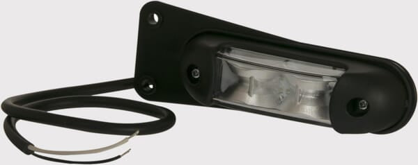 KRAMP LED-Begrenzungsleuchte weiß-rot, Halterung LA103166