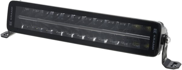KRAMP Arbeitslichtbalken LED, 120W, 10080lm, rechteckig, 12/24V, weiß/orange, 358.4x70x78.6mm Deutsch Stecker, Combo, gebogen, 24LED's, E-BOOST - 1 Stück - LA10816