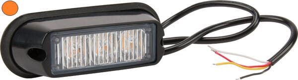 KRAMP Blitzleuchte orange 3 LED LA20009