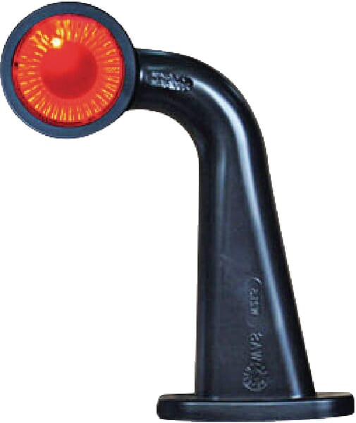 KRAMP Begrenzungsleuchte weiß/rot 90° rechts LED 12-24V KRAMP LA30003