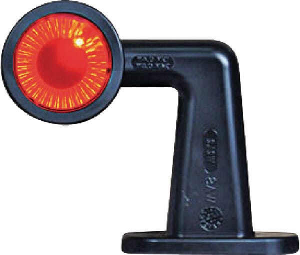 KRAMP Begrenzungsleuchte weiß/rot 45° rechts LED 12-24V KRAMP LA30007