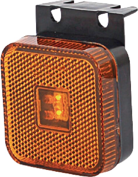 Side marker light square with cable connection with holder LED 12-24V KRAMP