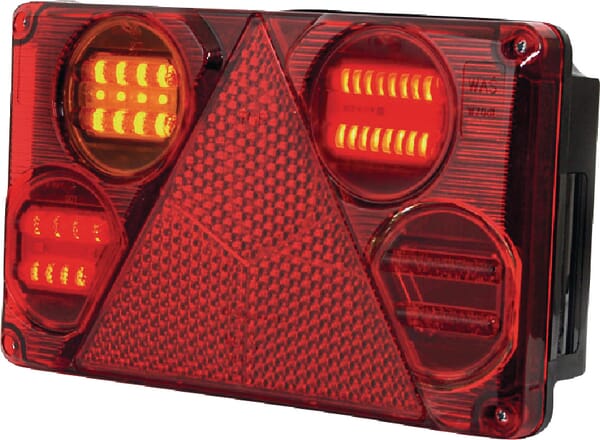 KRAMP Rücklicht multifunktional Rechteck links LED 12-24V KRAMP LA40025