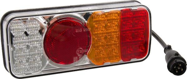 KRAMP Rücklicht multifunktional Rechteck 5 pins rechts LED 12-24V KRAMP LA40032