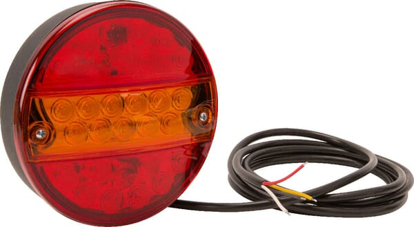 KRAMP Multifunktions-Rücklicht-LED, rund, 12V (integrierter Widerstand), Ø 142 mm, Kramp LA40039