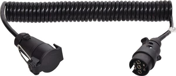 KRAMP Spiralkabel 7-pol. Stecker / Steckdose LA404038