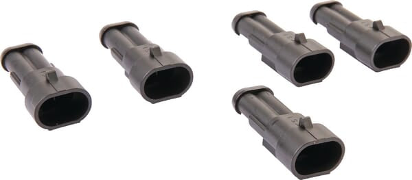 KRAMP Steckergehäuse 2 P. Male - 5 Stück LA89005KR