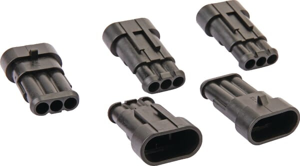 KRAMP Steckergehäuse 3 P. Male - 5 Stück LA89007KR