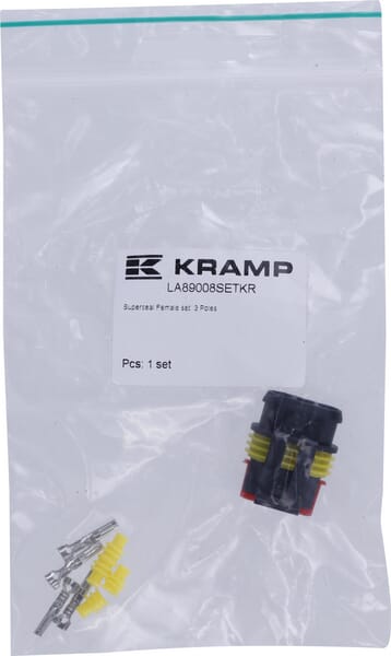 KRAMP Satz Superseal 3-polige Steckverbinder Buchse - 1 Set - LA89008SETKR