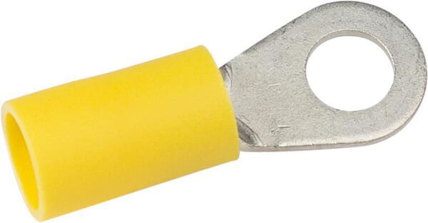 KRAMP Augenkabelschuh gelb, 4-6 mm², Ø5 mm² (50x), Kramp - 50 Stück LA9045KR