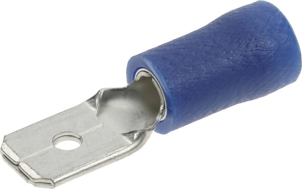 KRAMP Flachstecker blau - 100 Stück LA9120KR