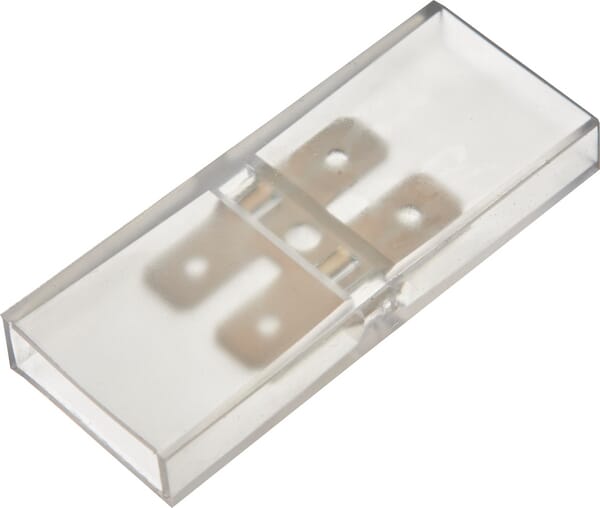 KRAMP Stecker isoliert doppelt (2/2-polig) 6,3x0,8mm (10x) - 10 Stück - LA9345CKR