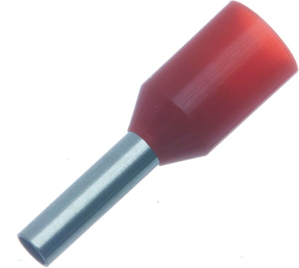 KRAMP Aderendhülse rot, 1mm² (100x) - 100 Stück - LA9530CKR