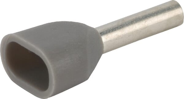 Double cable ends, insulated - 100 pieces