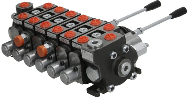 Section valve, 6 sections