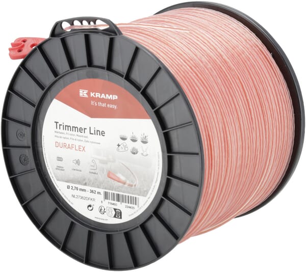 Nylon Line Trimmerschnur Ø2,7x362m, Kramp DuraFlex - 1 Stück - NL27362DFKR