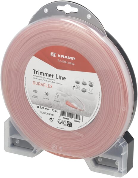 Nylon Line Trimmerschnur Ø2,7x72m, Kramp DuraFlex - 1 Stück - NL2772DFKR
